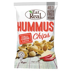 Eat Real Hummus Chips - Chilli Cheese Flavour - 10 x 113g